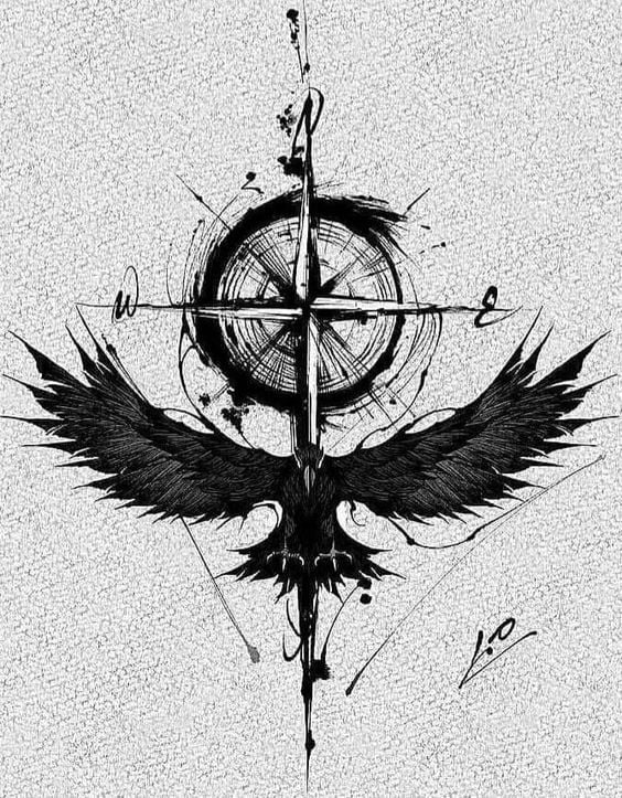 Crow Tattoo Designs