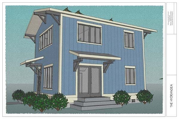  THE HYDRANGEA TINY HOUSE plan