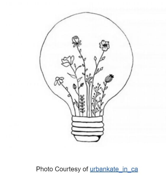 Bulb With Flowers Inside