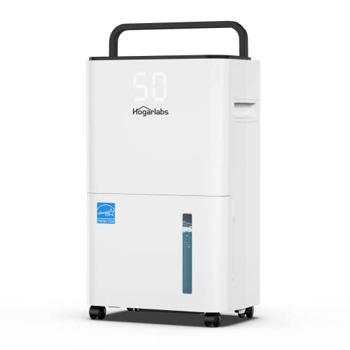 HOGARLABS 3500 Sq. Ft 50 Pint Energy Star Dehumidifier for...