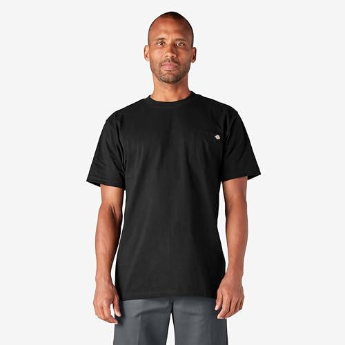 Dickies mens Heavyweight Crew Neck Short Sleeve Tee Henley...