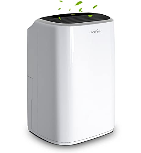 Inofia 25 Pint 1200 SQ FT Home Dehumidifiers for Basements...