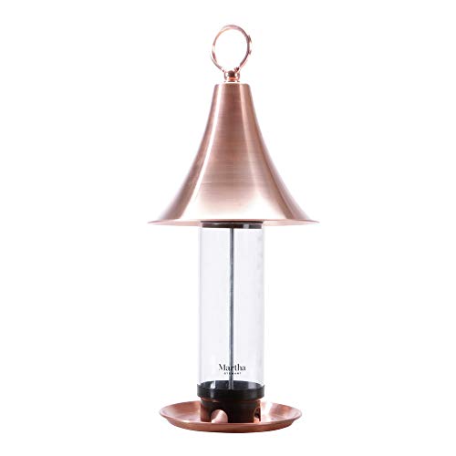 Martha Stewart Real Copper Bird Feeder W/ 4 Feeding Ports