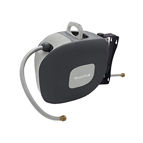 Wasser Vela Garden Retractable Water Hose Reel (25FT Hose),...
