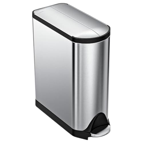 simplehuman 45 Liter / 11.9 Gallon Butterfly Lid Kitchen...