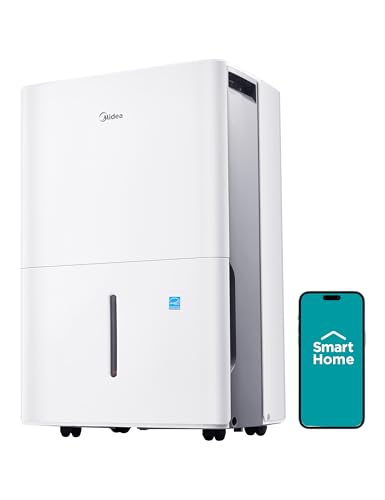 Midea 1,500 Sq. Ft. Energy Star Certified Dehumidifier With...