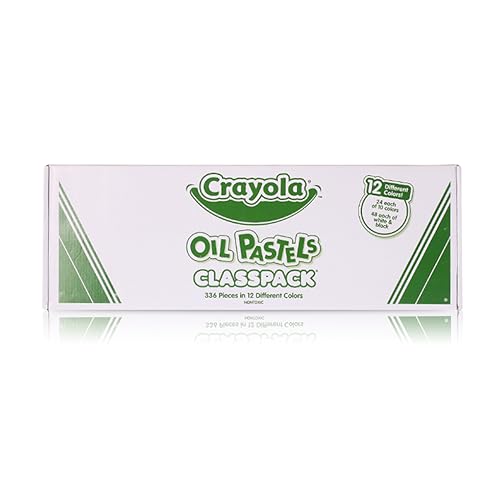 Crayola Oil Pastels Classpack (336ct), 12 Brilliant Opaque...