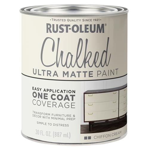 Rust-Oleum 329598 Chalked Ultra Matte Interior Paint, 30 oz,...