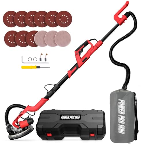 POWER PRO 1850 Electric Drywall Sander - Variable Speed...