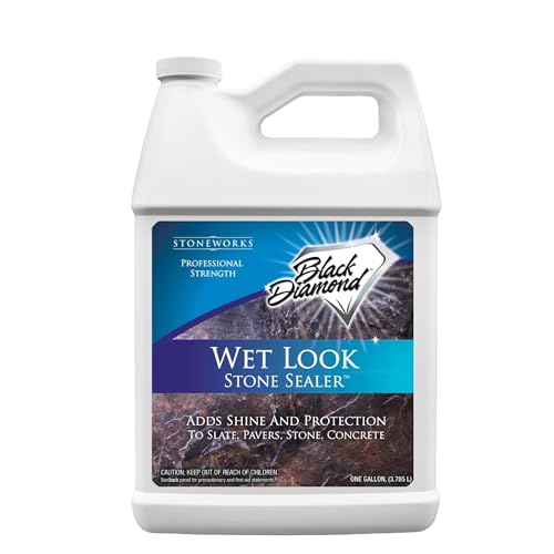 Wet Look Natural Stone Sealer. Durable, Long-Lasting Gloss...