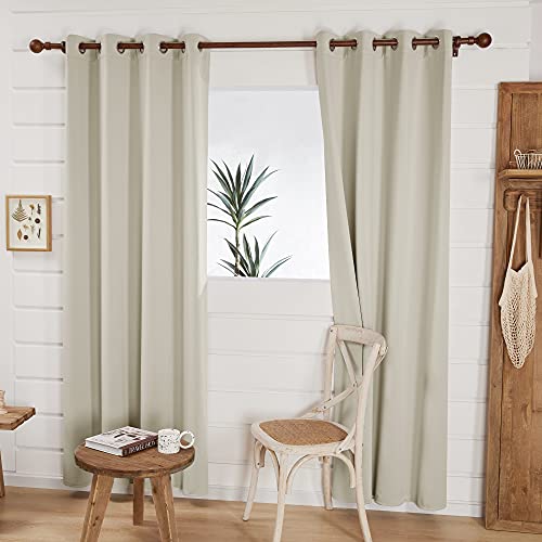 Deconovo Blackout Grommet Curtains – Thermal Insulated,...