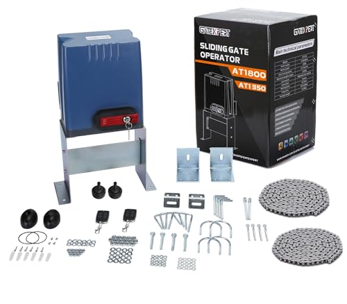 GATEXPERT Sliding Gate Opener with Remote Controls &...