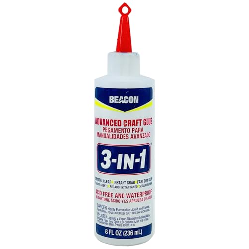 BEACON 3-in-1 Advanced Craft Glue - Fast-Drying, Crystal...