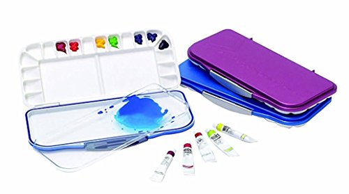 Mijello Airtight Watercolor 18-Well Pink Palette