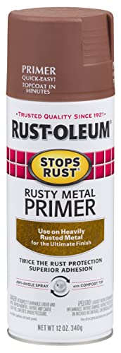 Rust-Oleum 7769830 Stops Rust Rusty Metal primer Spray, 12...