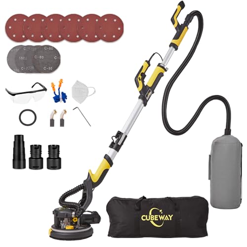 Drywall Sander with Vacuum Dust Collector, CUBEWAY 6.5A 780W...