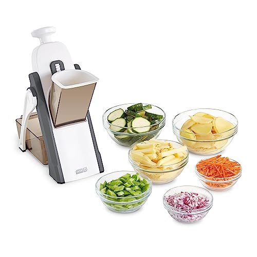 DASH Safe Slice® Mandoline Slicer, Julienne + Dicer for...