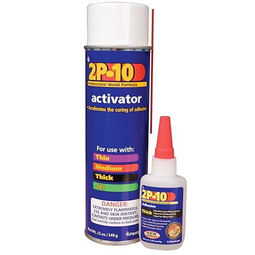 FastCap 2P-10 Super Glue Adhesive 2.25 oz Thick + 12 oz...