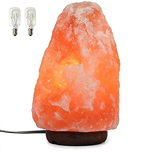 7 Inch Himalayan Salt Lamp with Dimmer Cord - Night Light...