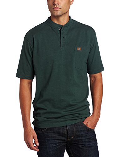 Wrangler Riggs Workwear Men's Short Sleeve Henley,Forest...
