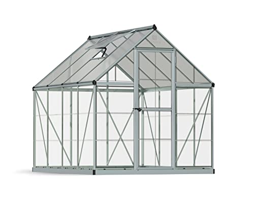 Palram - Canopia 6x8 Greenhouse for Outdoors, Walk-In, UV...
