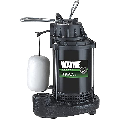 WAYNE CDU790 - 1/3 HP Submersible Cast Iron and Stainless...
