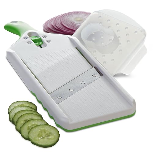 Prepworks by Progressive Adjust-A-Slice Mandoline,Green