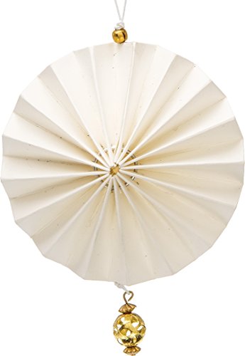 Luna Bazaar Mini Pizzelle Snowflake Origami Ornament...