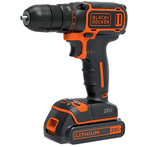 BLACK+DECKER 20V MAX Cordless Drill/Driver Kit with...