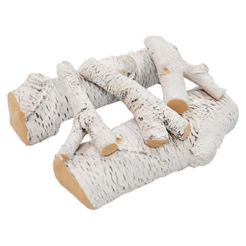 Regal Flame 5 Piece 16' Ceramic Wood Gas Fireplace Logs Logs...