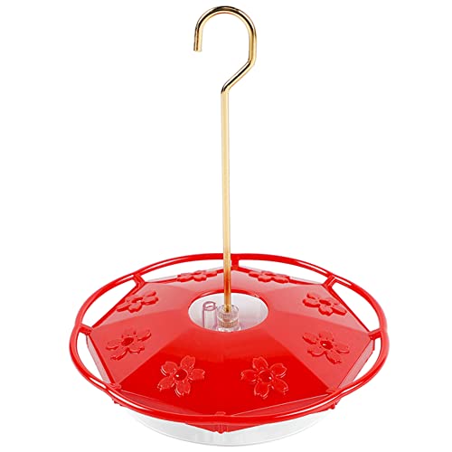 Juegoal 12 oz Hanging Hummingbird Feeder with 8 Feeding...