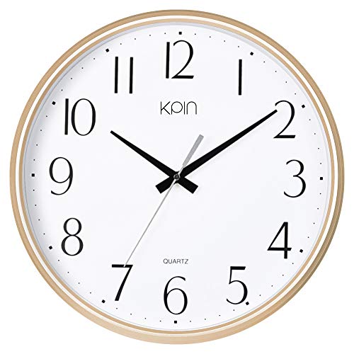 Kpin 13 Inch Large Non Ticking Silent Wall Clock Decorative,...