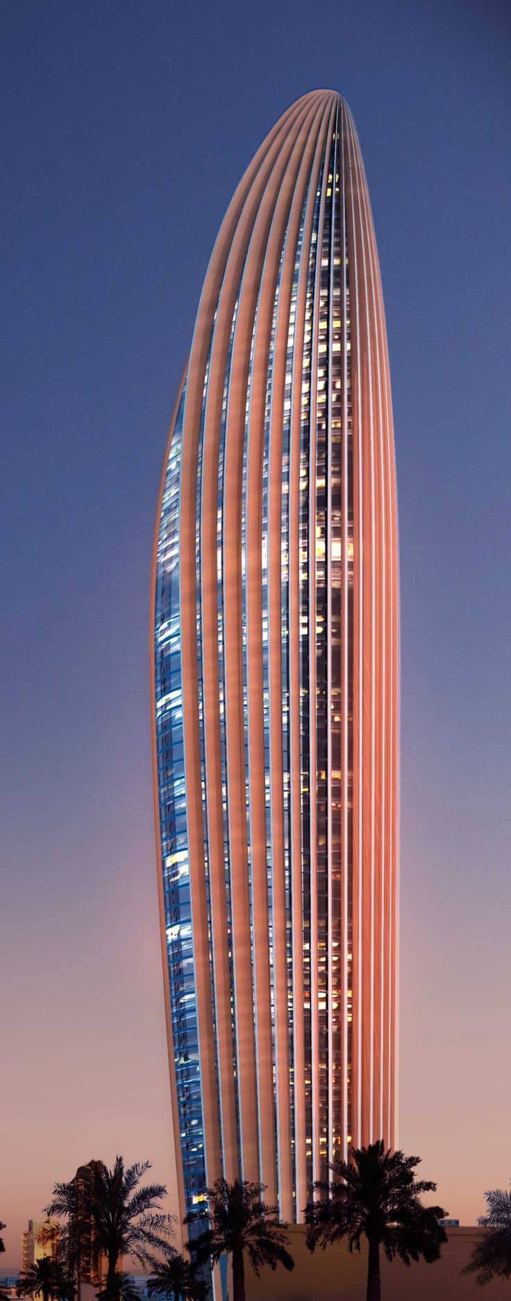 #8 THE NATIONAL BANK OF KUWAIT TOWER IS AN UNCONVENTIONAL DISPLAY OF STRUCTURE AND DESIGN
