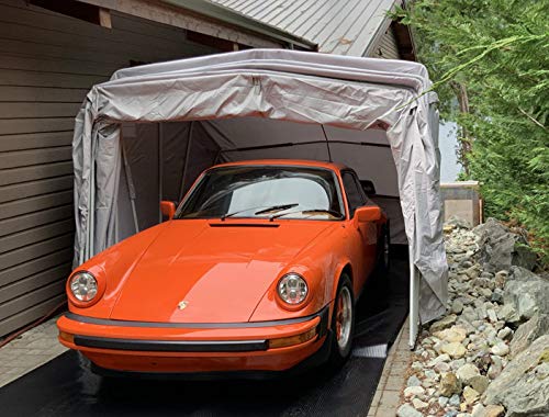 Ikuby Medium Car Shelter - Foldable, Retractable, Lockable,...