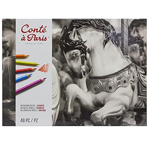 Conté à Paris 48 Count Assorted Pastel Pencils