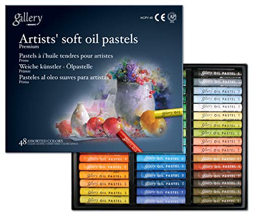 MUNGYO Gallery Artists' Soft Oil Pastels Professional, 48...