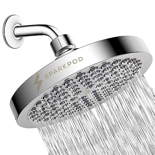 SparkPod Shower Head - High Pressure Rain - Premium Quality...