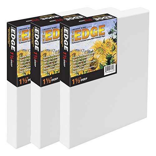 Creative Mark The Edge Deluxe Cotton 1-1/2' Deep Stretched...