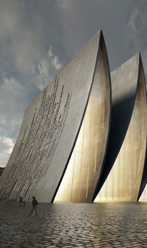 #26 STRASBOURG CATHEDRAL FOLD IN FRANCE IS AN ELEGANT ARCHITECTURAL STRUCTURE