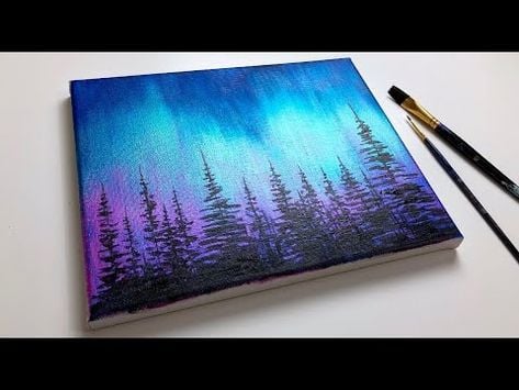 Northern Lights Forest