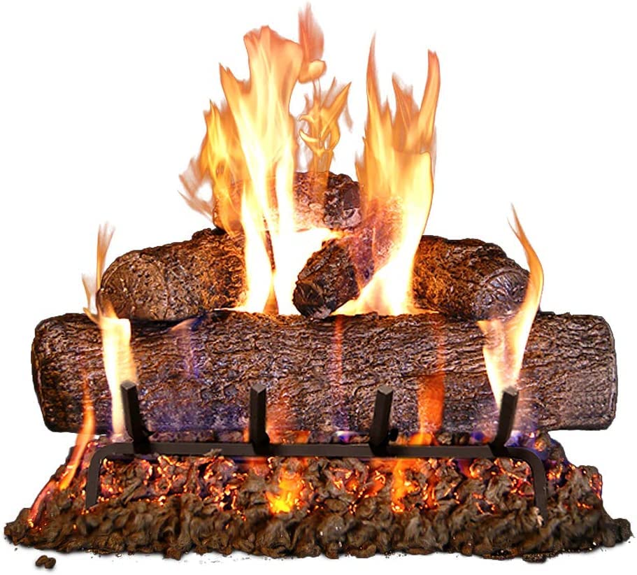 RealFyre RH Peterson Fyreside 24-inch Live Oak Log Set with...