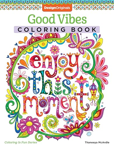 Good Vibes Coloring Book (Coloring is Fun) (Design...