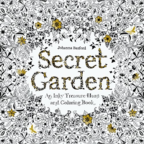 Secret Garden: An Inky Treasure Hunt and Coloring Book for...