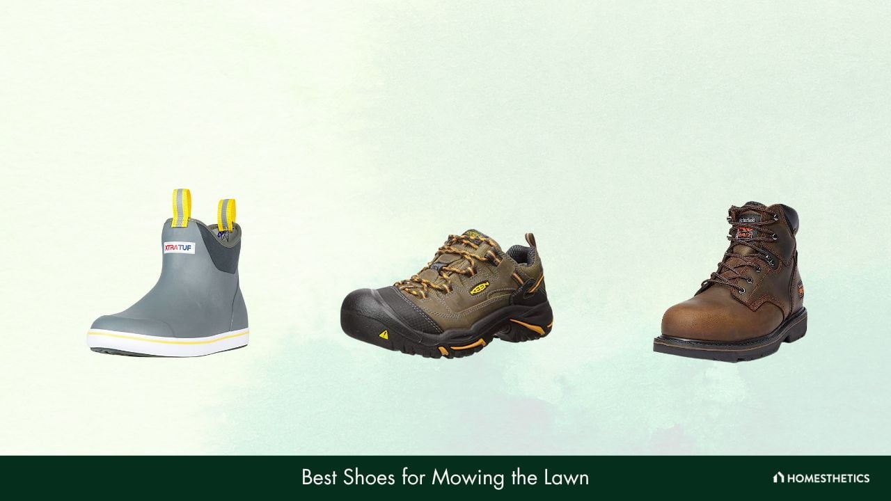 7 Best Shoes for Mowing the Lawn Comfortably | Buyer’s Guide Best Shoes for Mowing the Lawn