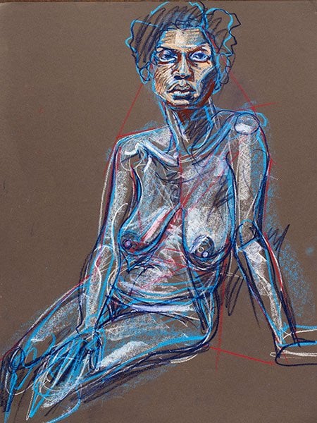 Oil Pastel Portrait