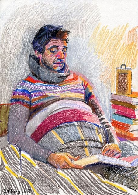 Man In Bed