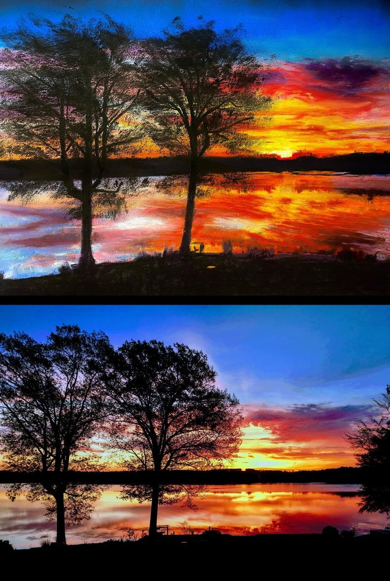 Sunset Drawing