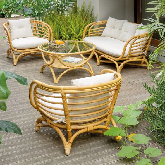 Bamboo Garden Bench