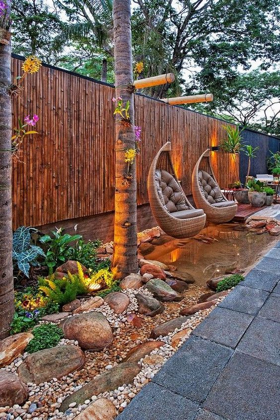 Bamboo Garden Fence