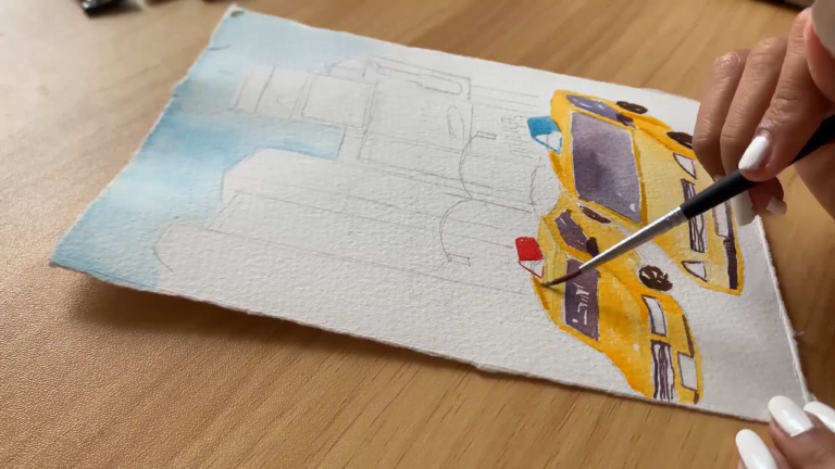 Painting New York In Watercolor